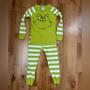 Hanna Andersson Green Grinch Pajama Set